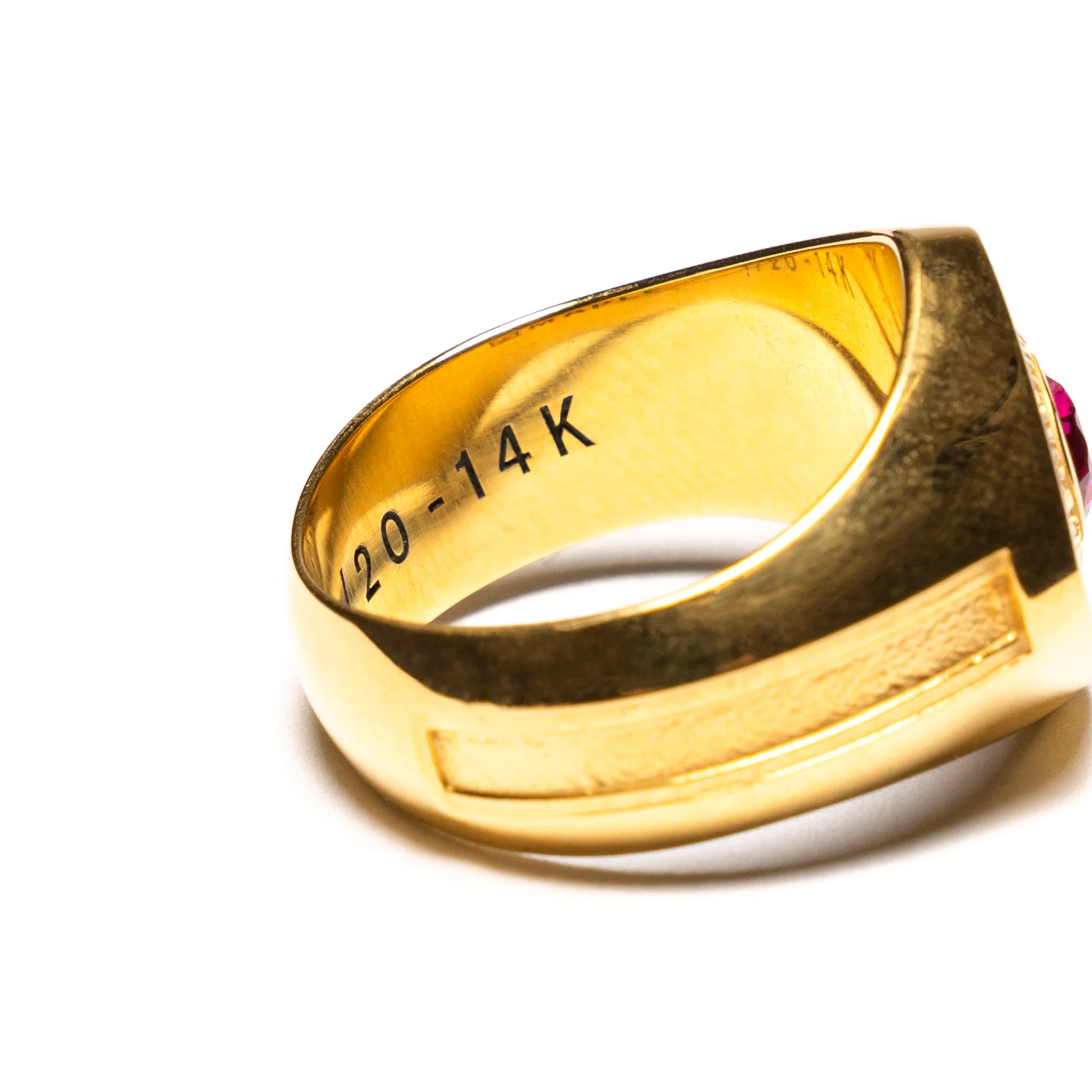 Psychotropic Class Ring (14K Gold/Ruby) - Image 4