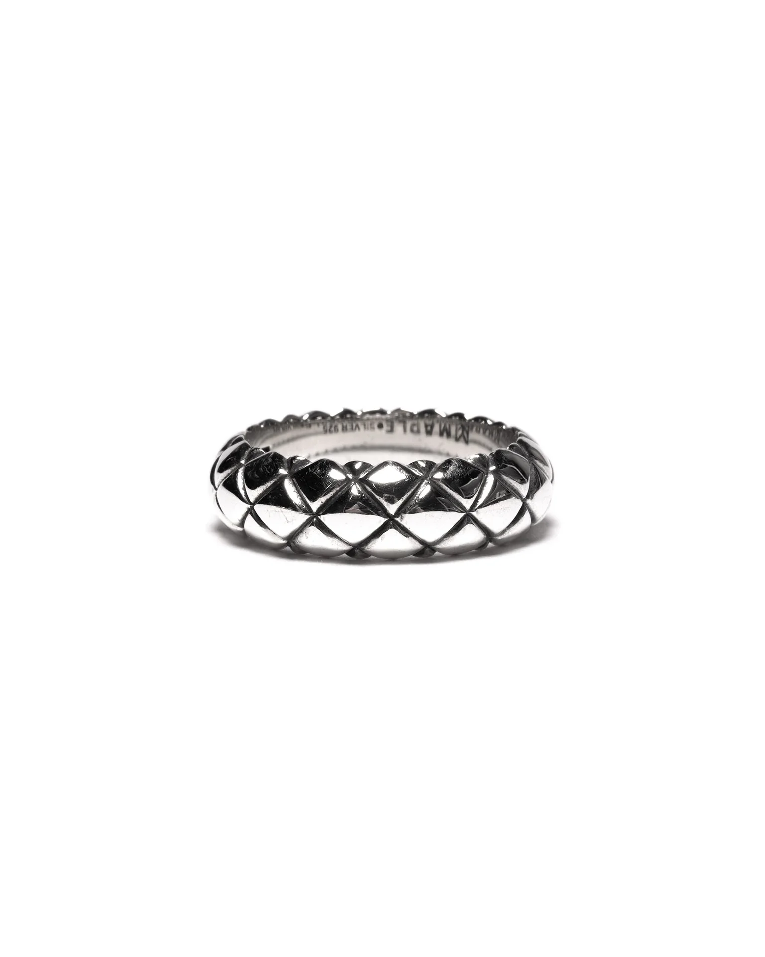 Quilted Band Ring (Silver 925)