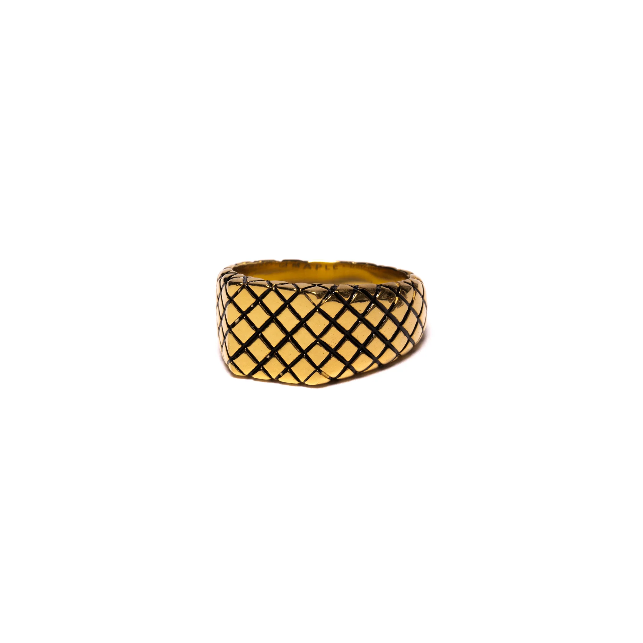 Quilted Signet (14K Gold) - Image 3