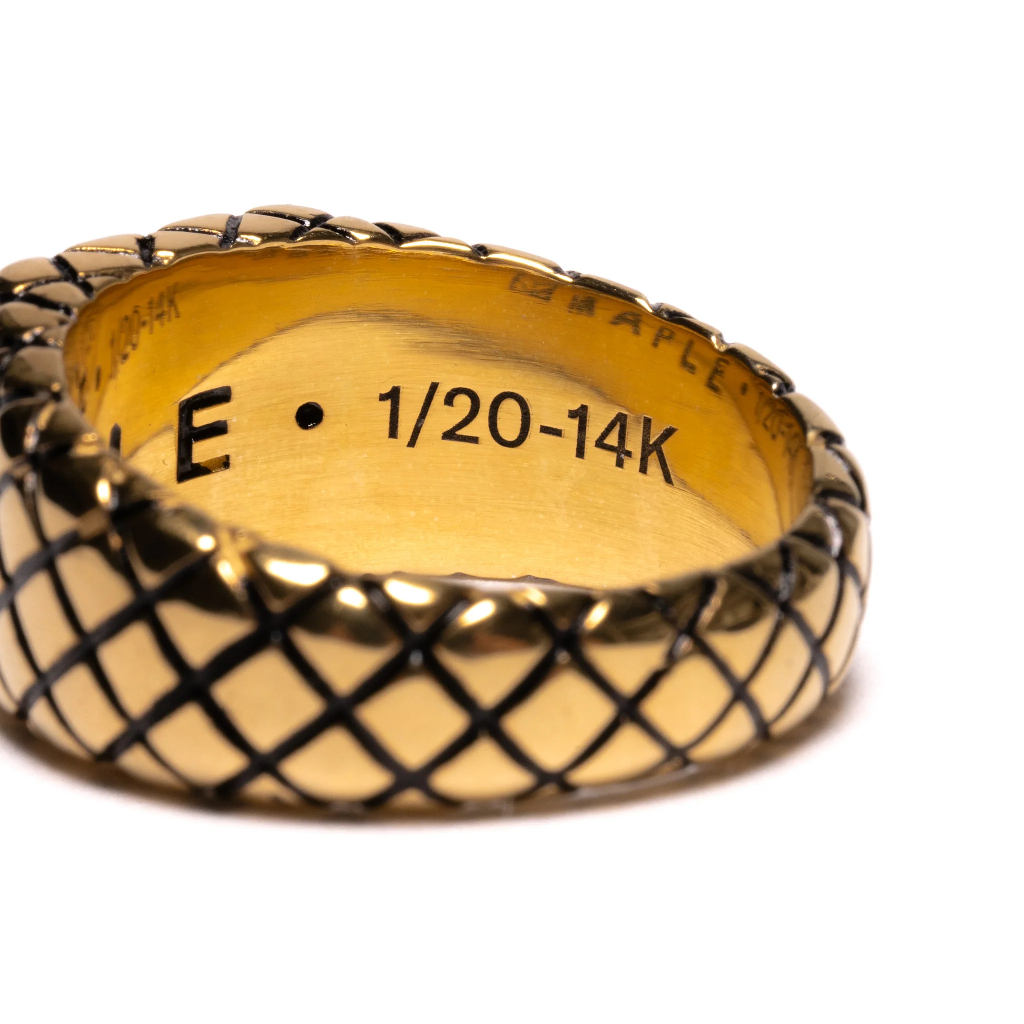 Quilted Signet (14K Gold) - Image 5
