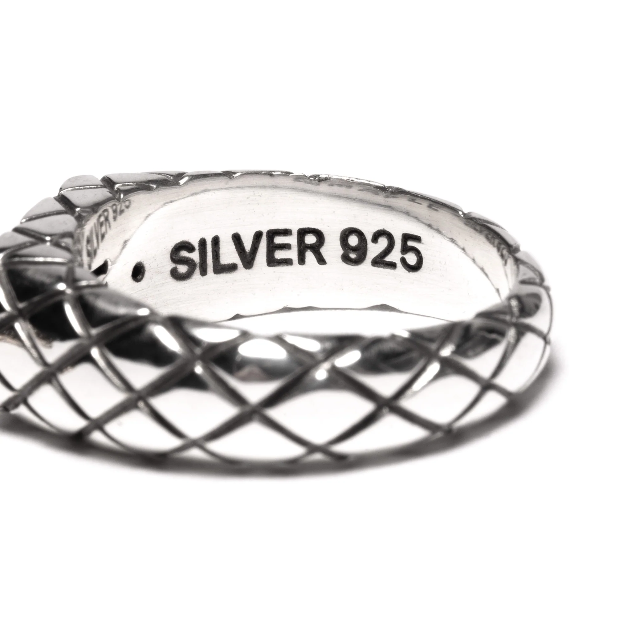 Quilted Signet Slim (Silver 925) - Image 5