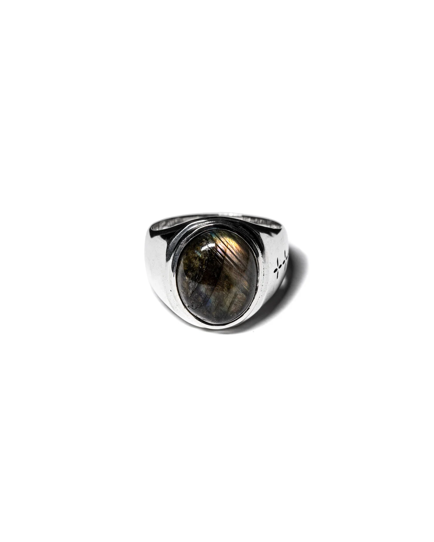 Tommy Signet Ring (Silver 925/Labradorite)