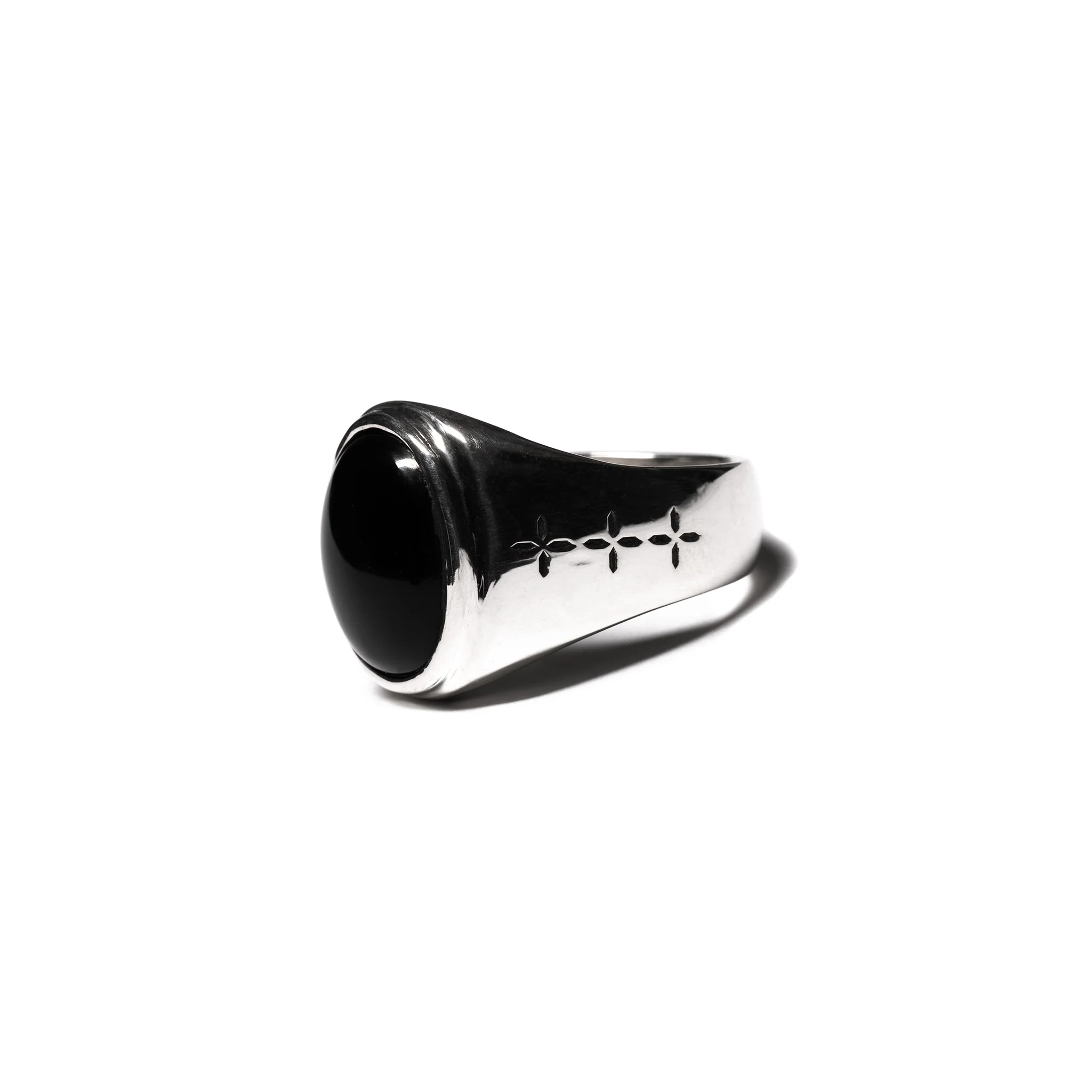 Tommy Signet Ring (Silver 925/Onyx) - Image 3