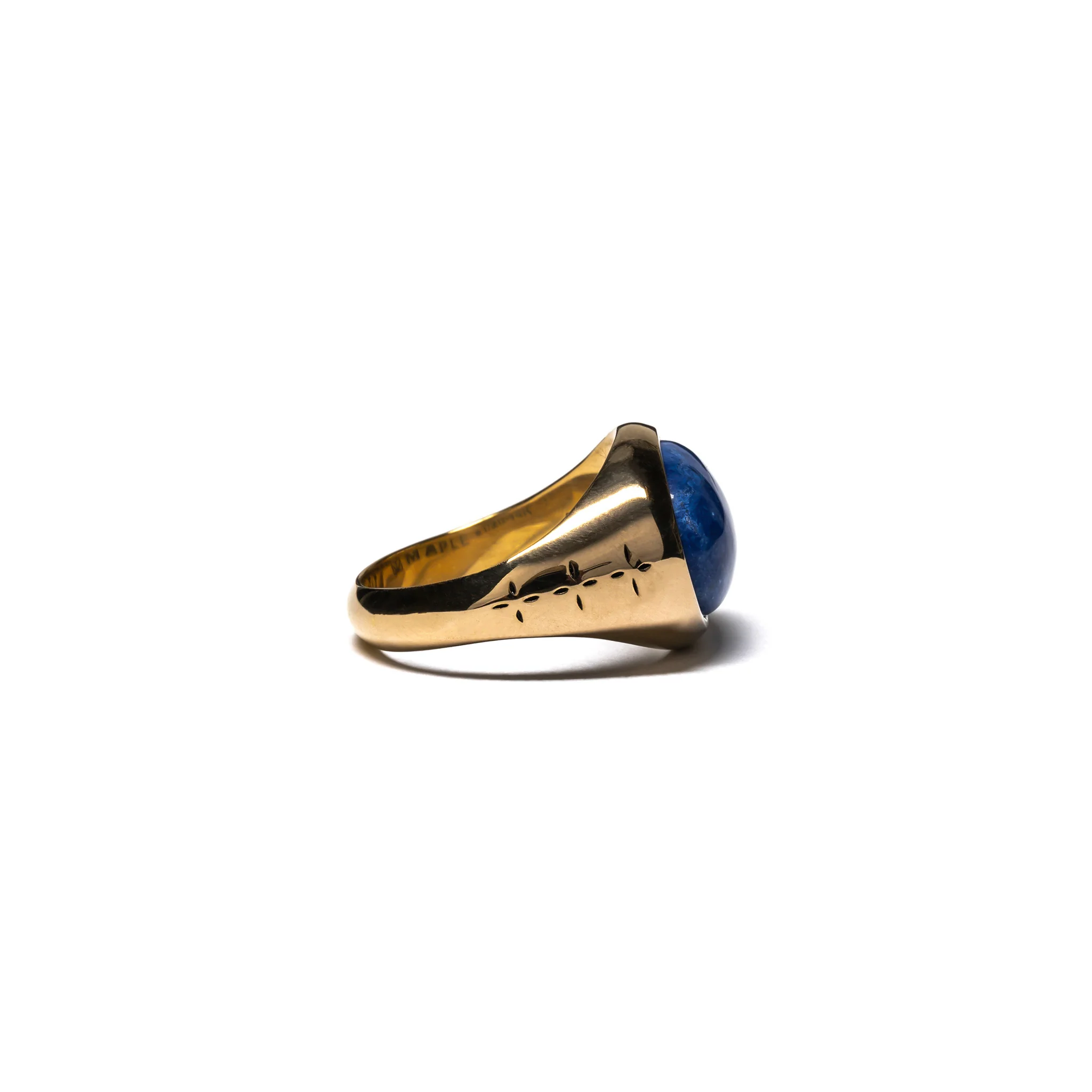 Tubby Ring (14K Gold/Lapis Lazuli) - Image 3