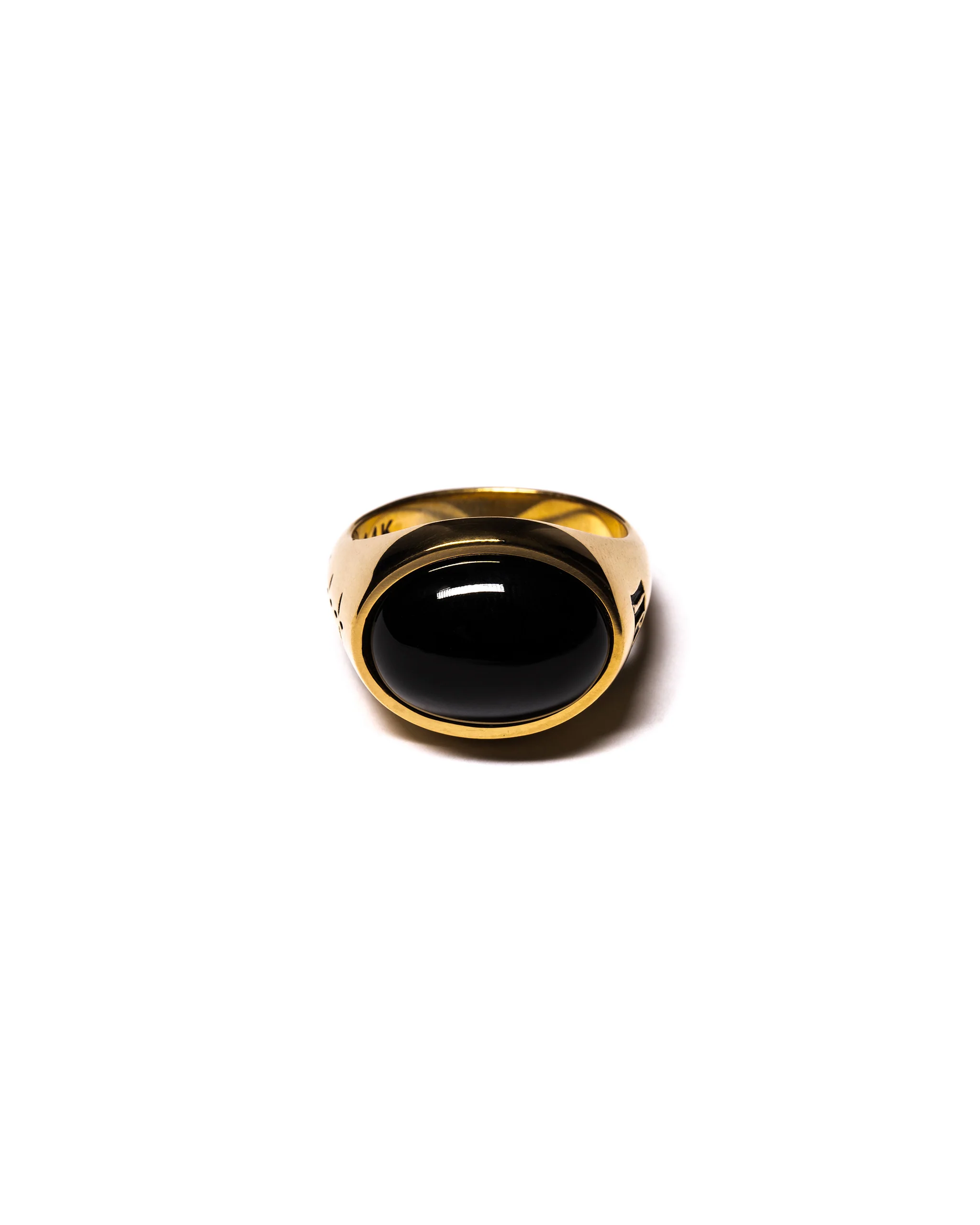 Tubby Ring (14K Gold/Onyx)