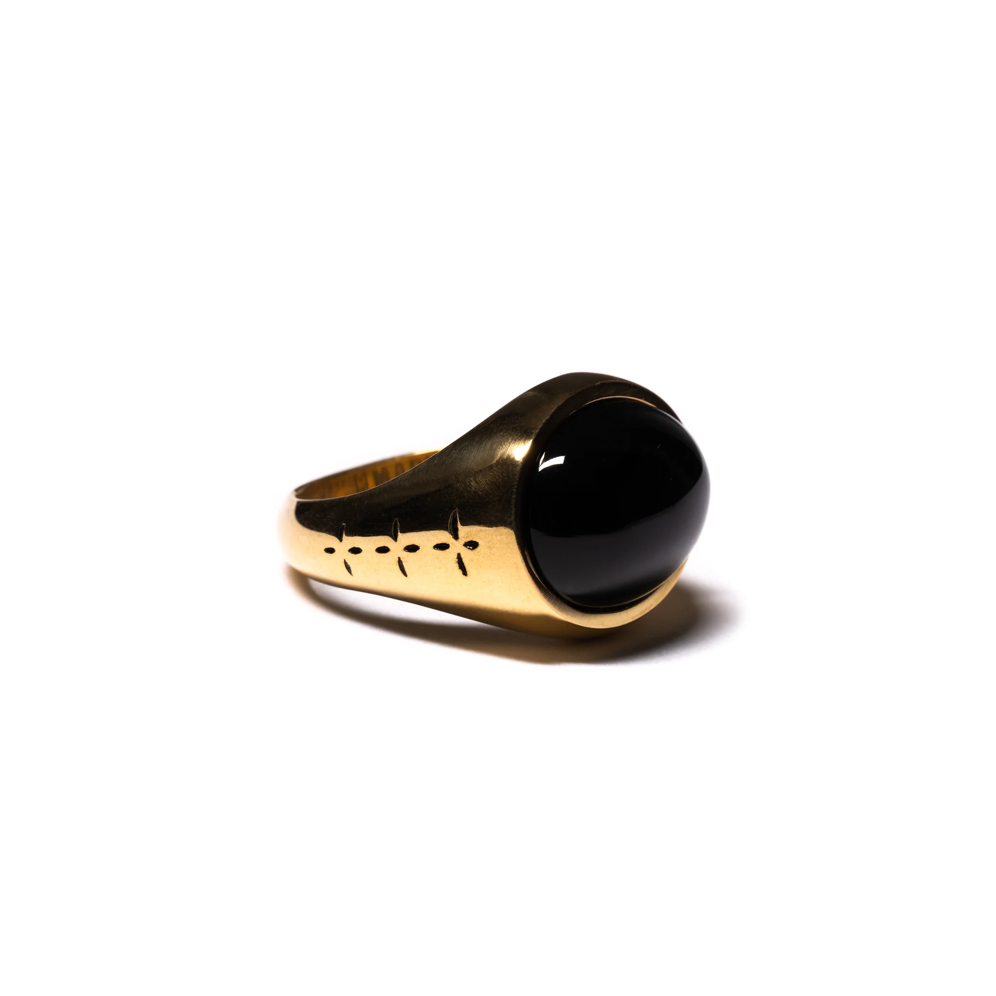 Tubby Ring (14K Gold/Onyx) - Image 3