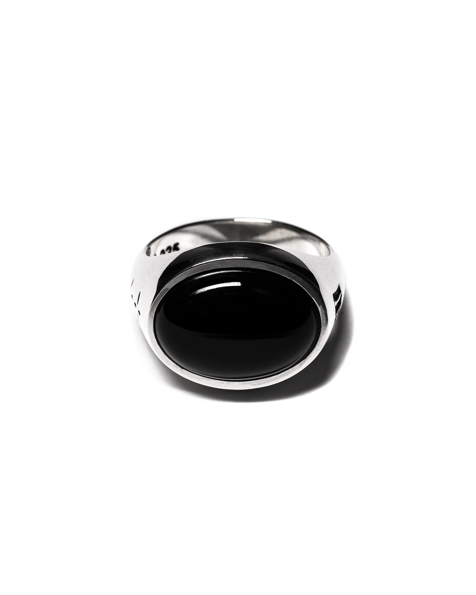 Tubby Ring (Silver 925/Onyx)