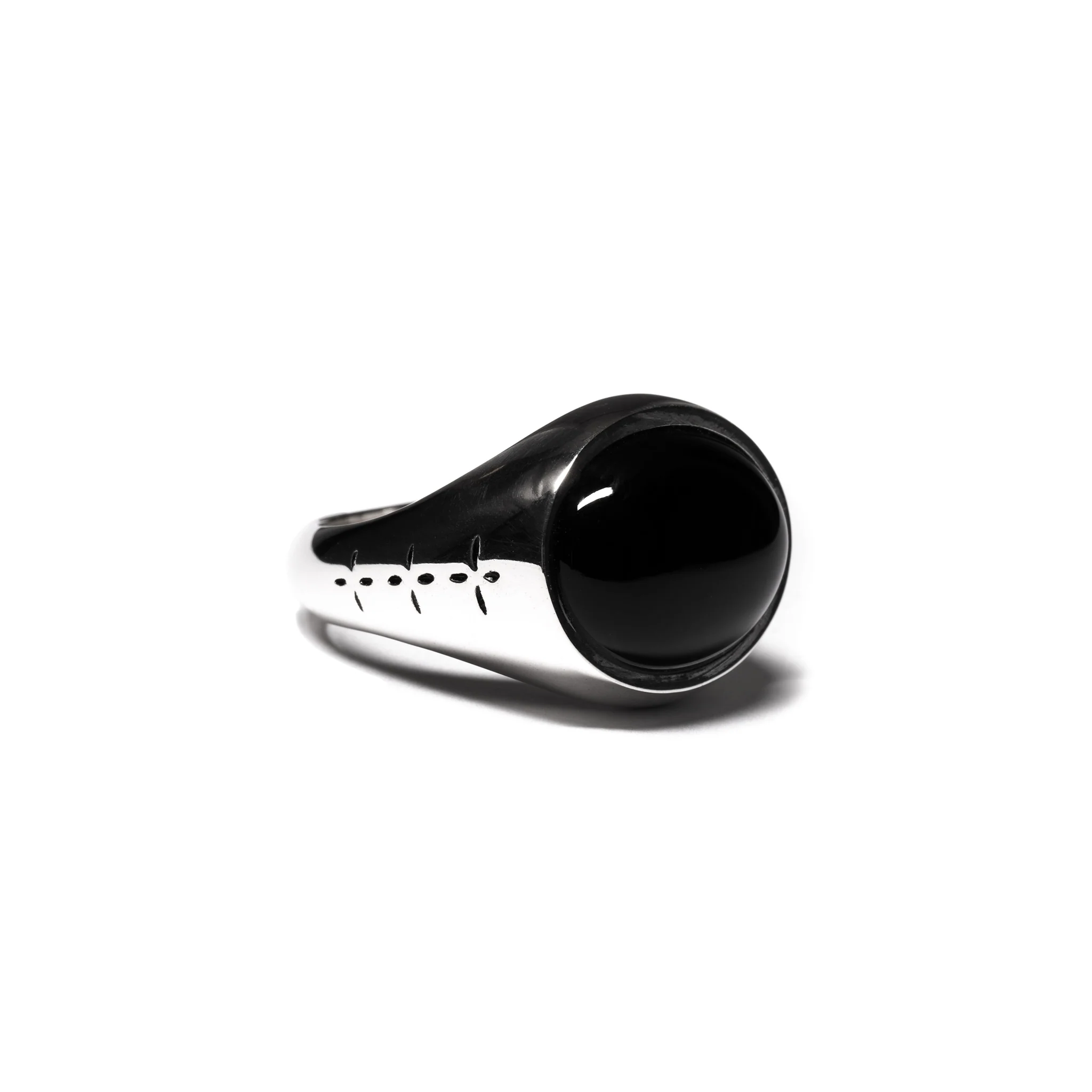 Tubby Ring (Silver 925/Onyx) - Image 3