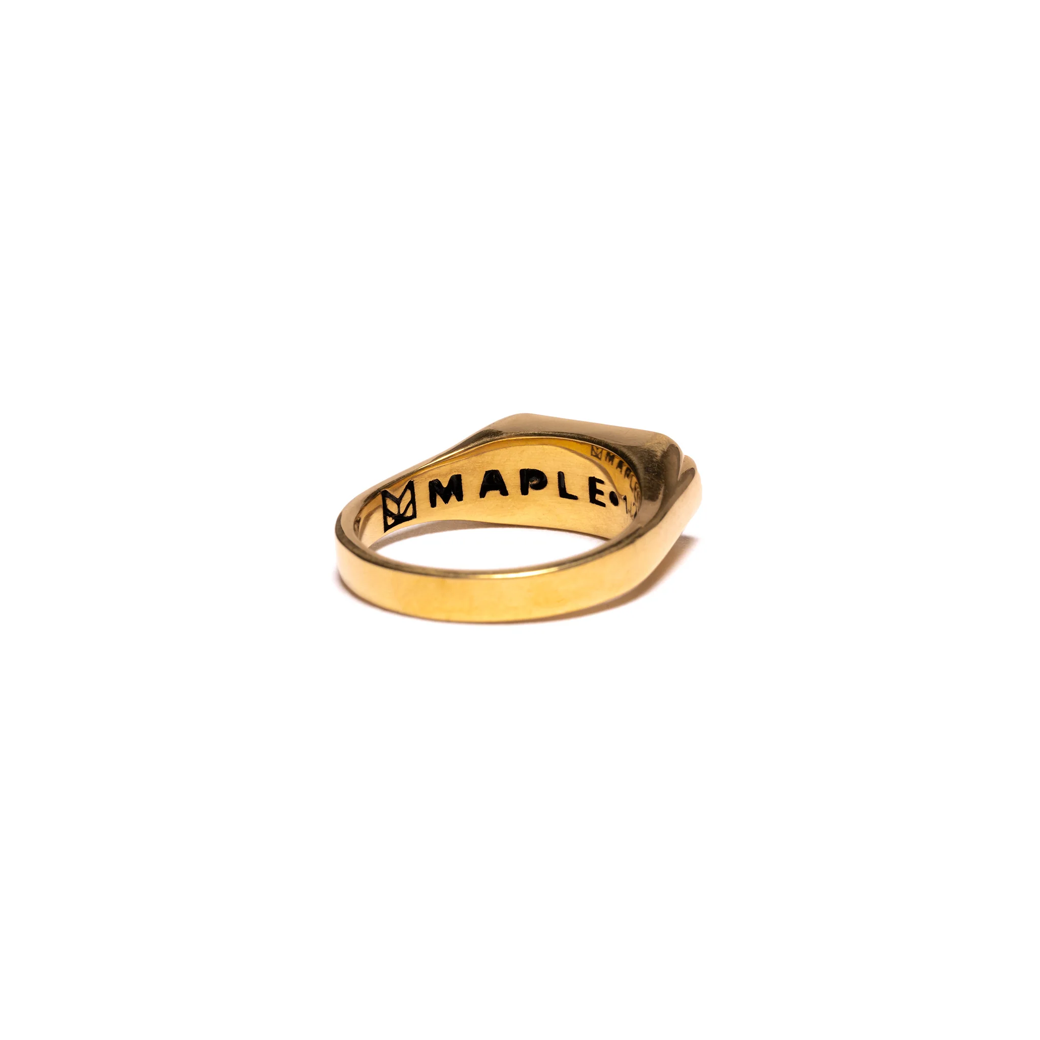 Unruly Ring (14K Gold/Resin/Onyx) - Image 4