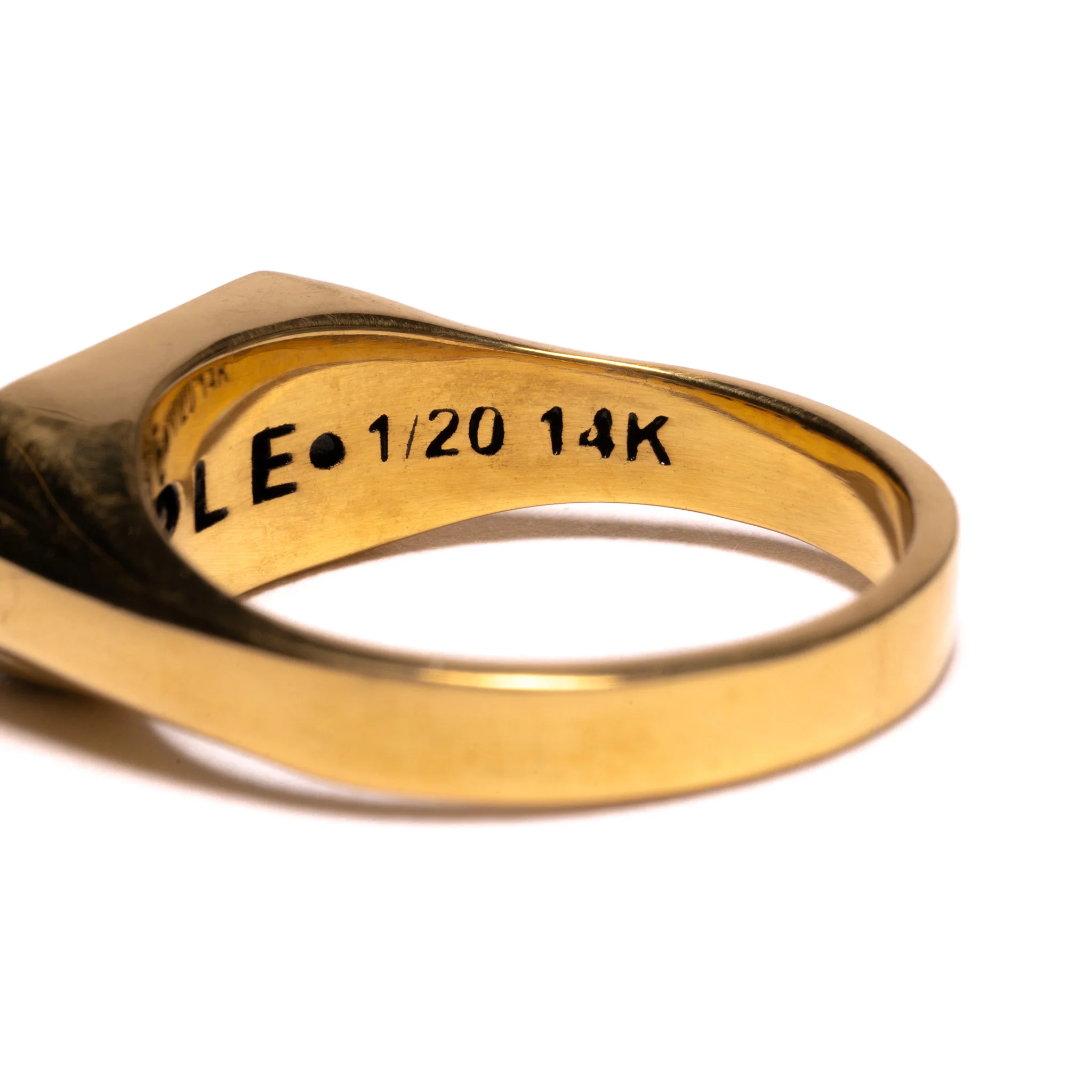 Unruly Ring (14K Gold/Resin/Onyx) - Image 5