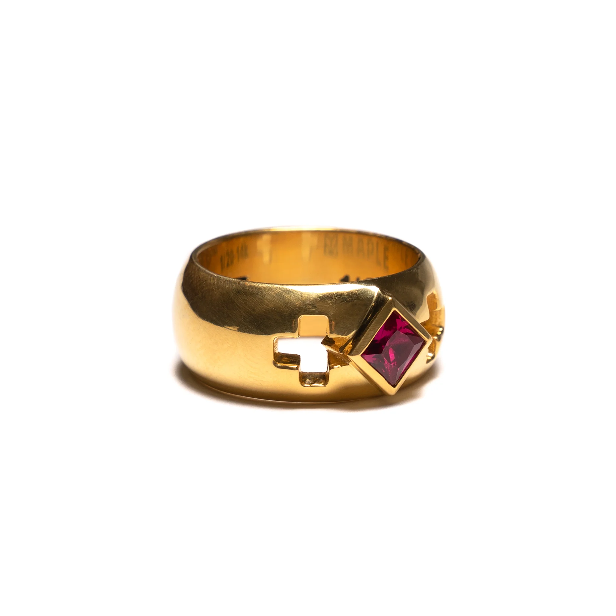 Wednesday Ring (14K Gold/Ruby) - Image 3