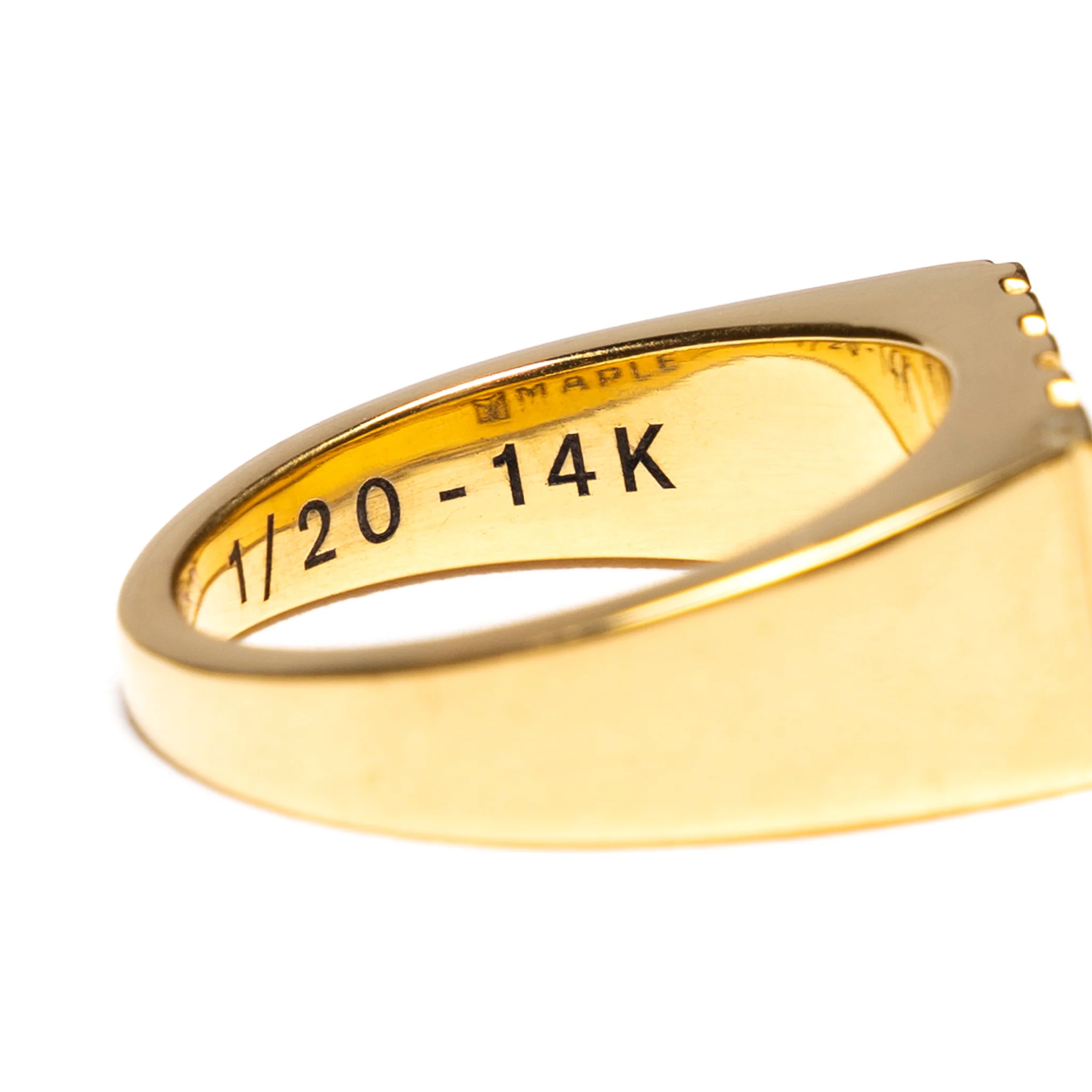 Word Peace Ring (14K Gold) - Image 4
