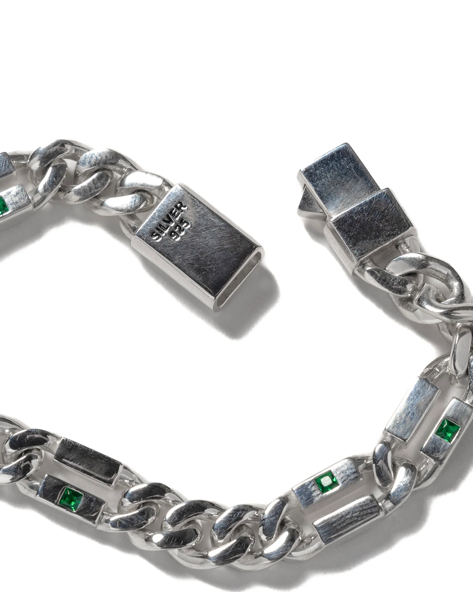 Paradiso Bracelet (Silver 925/Emerald) - Image 3