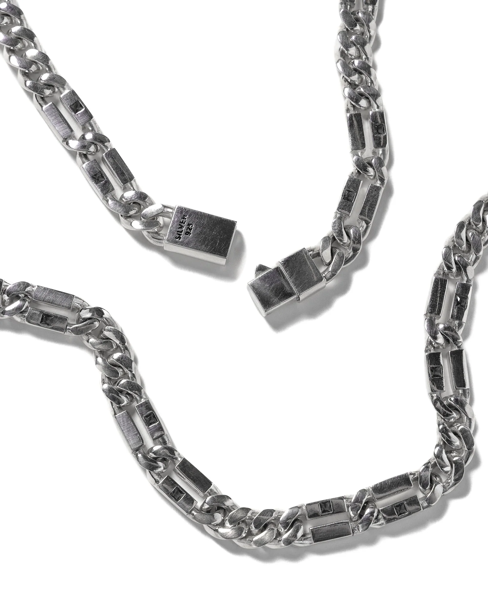 Paradiso Chain (Silver 925/Black Sapphire) - Image 4