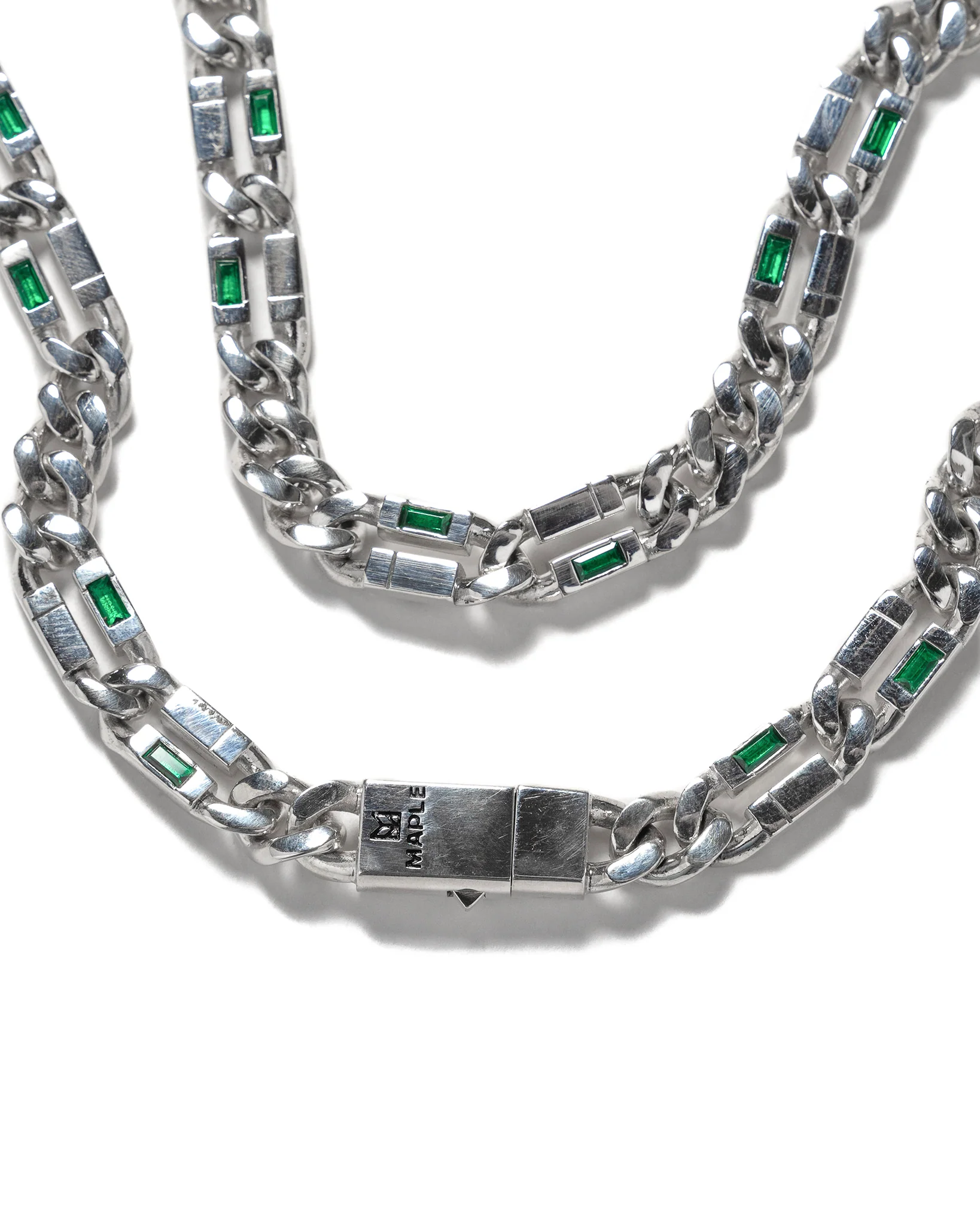 Paradiso Chain (Silver 925/Emerald) - Image 3
