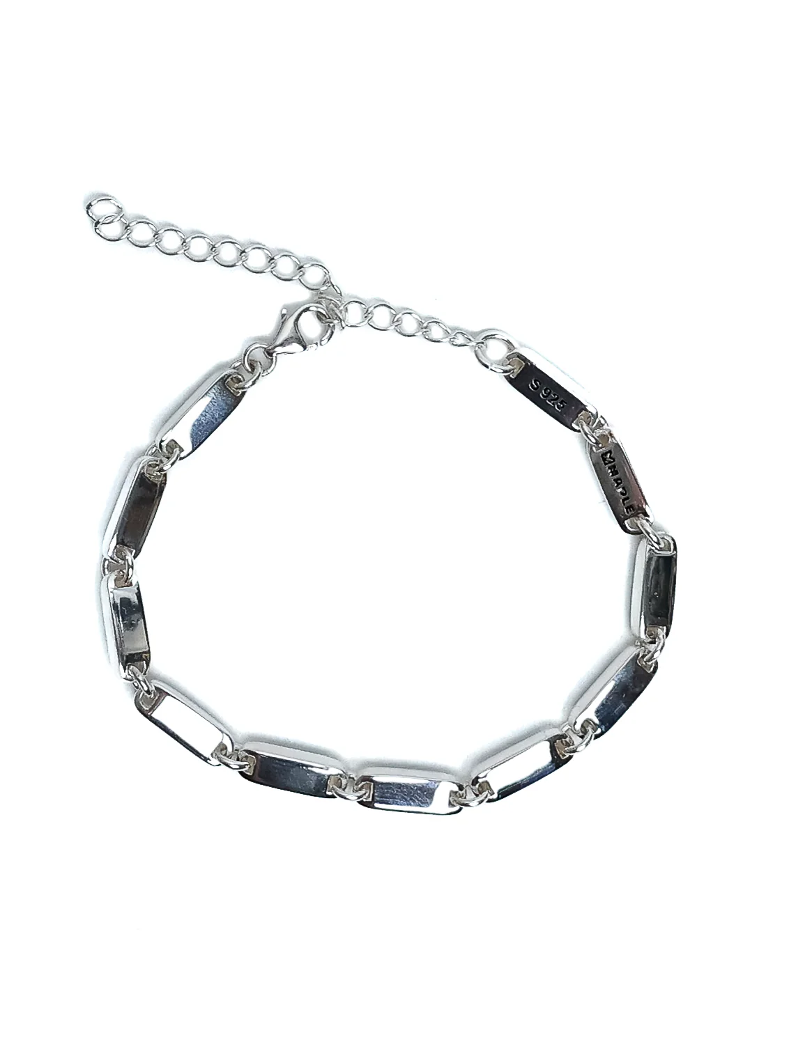 Poncho Bracelet (Silver 925/Black/Blue) - Image 4