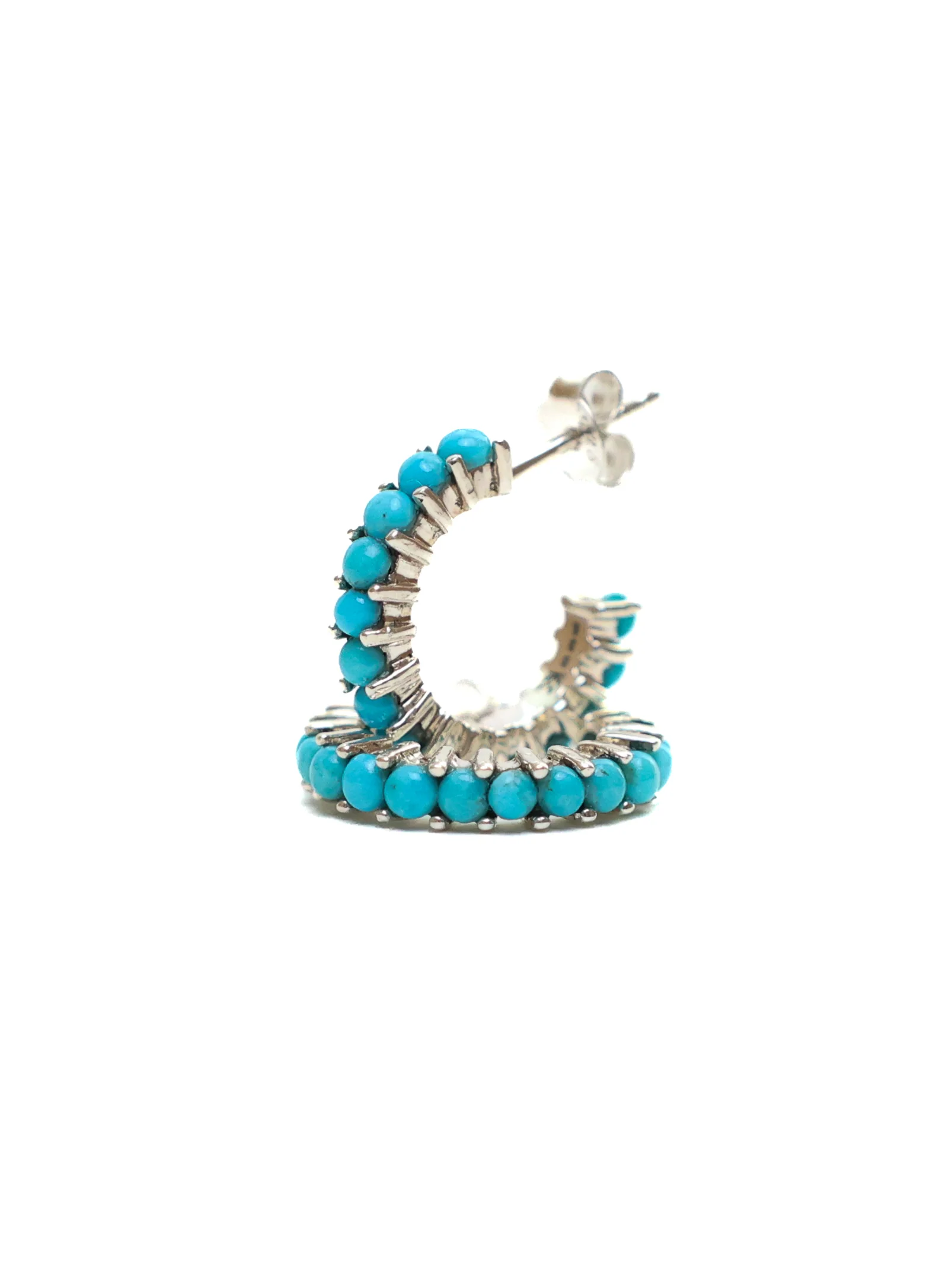 Samba Hoop (Silver 925/Turquoise) - Image 2