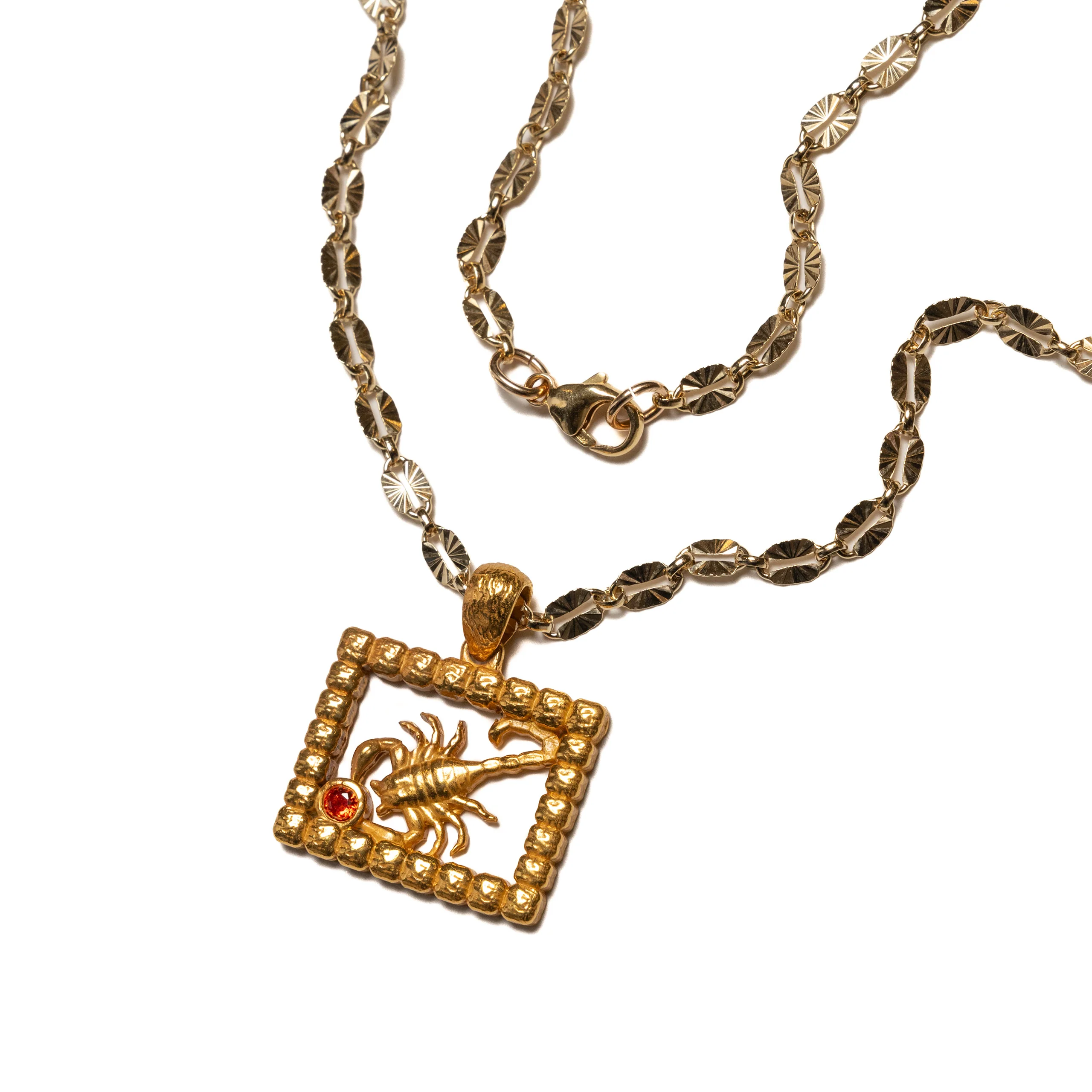 Scorpio Chain (14K Gold/Zircon) - Image 3