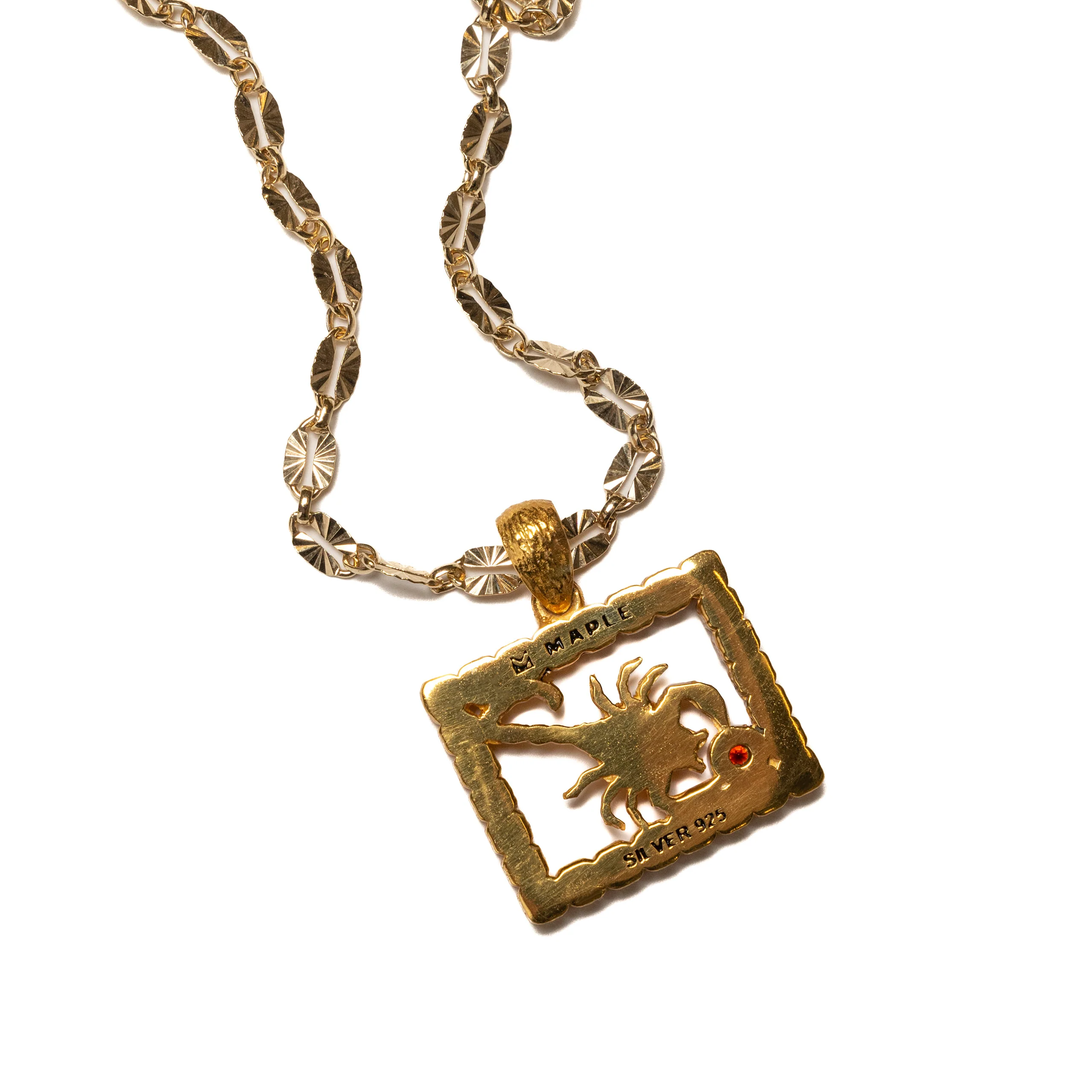 Scorpio Chain (14K Gold/Zircon) - Image 4