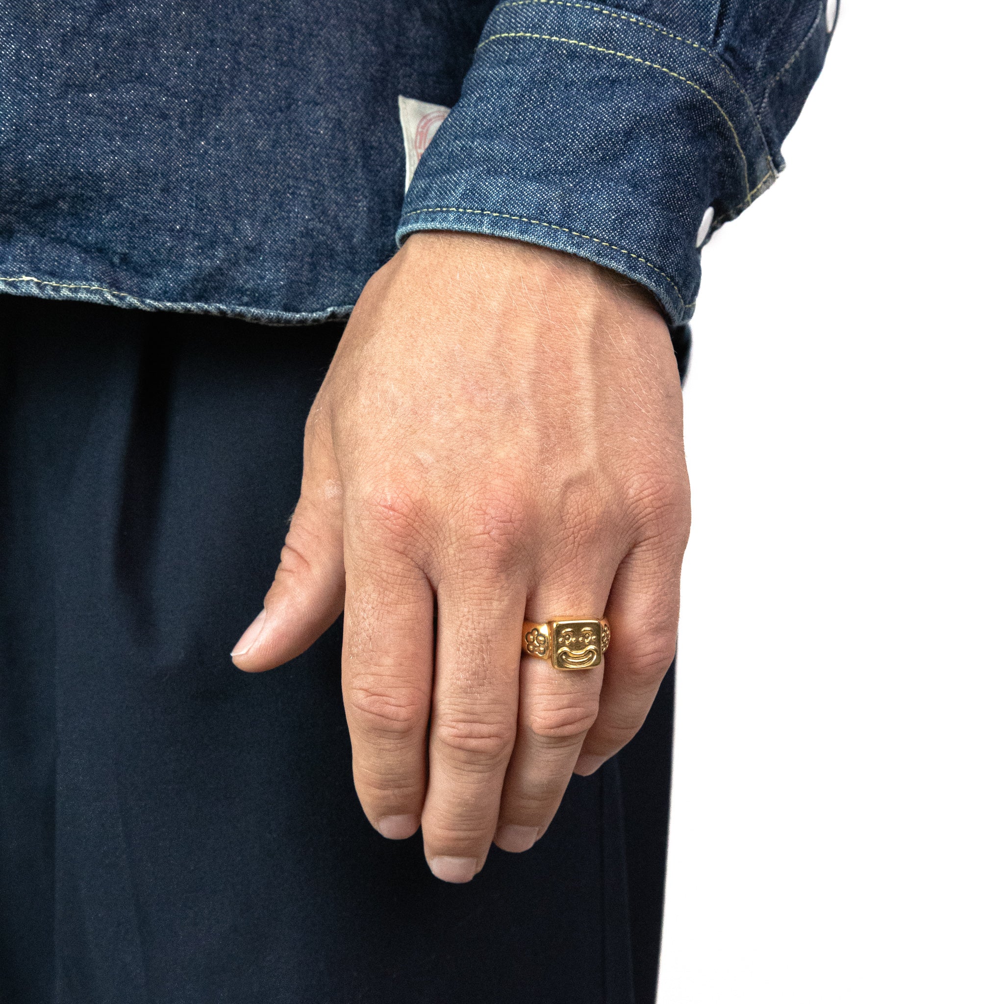 Smiley Signet (14K Gold) - Image 2