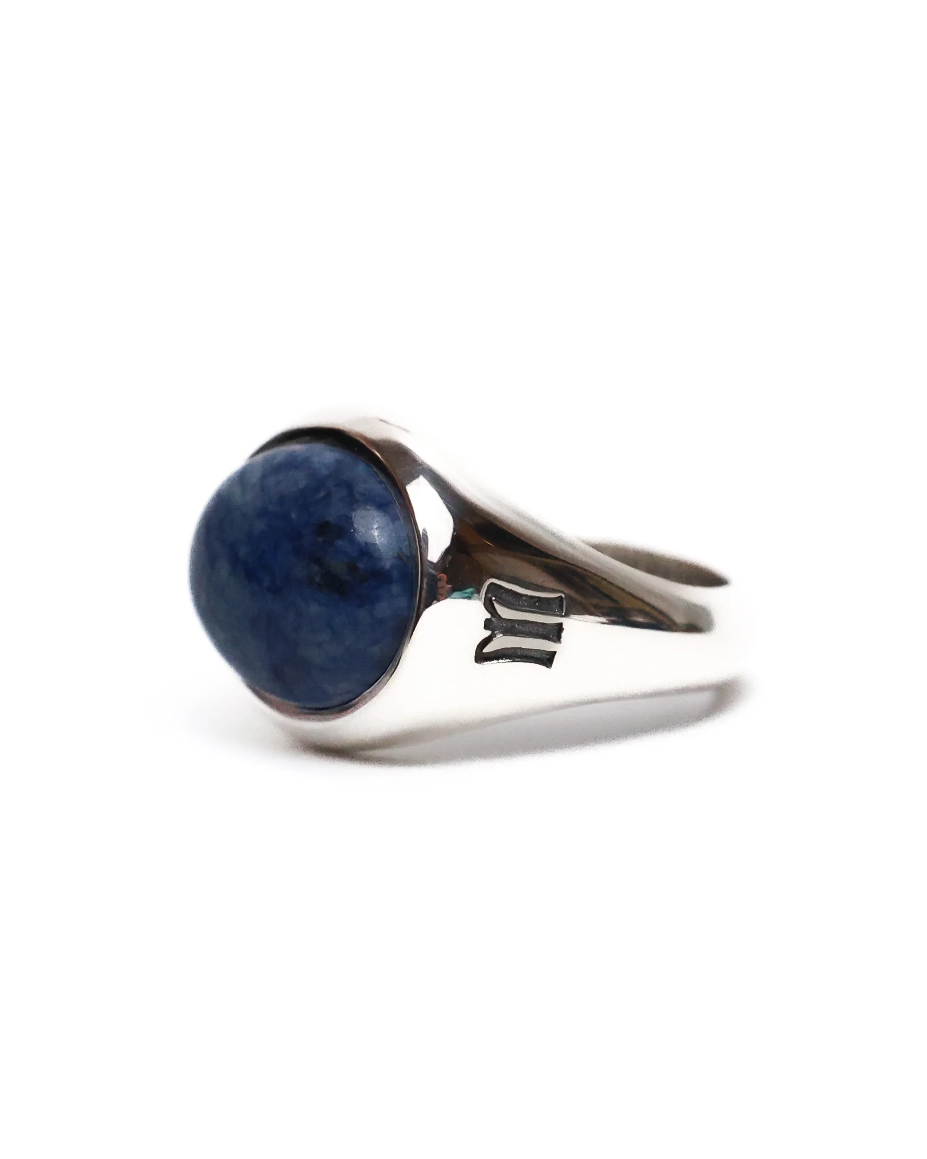 Tubby Ring (Silver 925/Lapis Lazuli) - Image 4