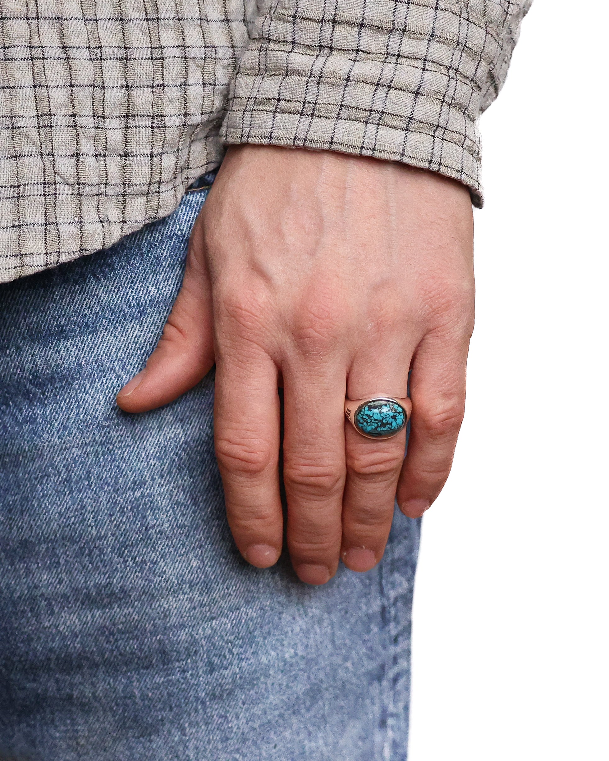 Tubby Ring (Silver 925/Turquoise) - Image 2