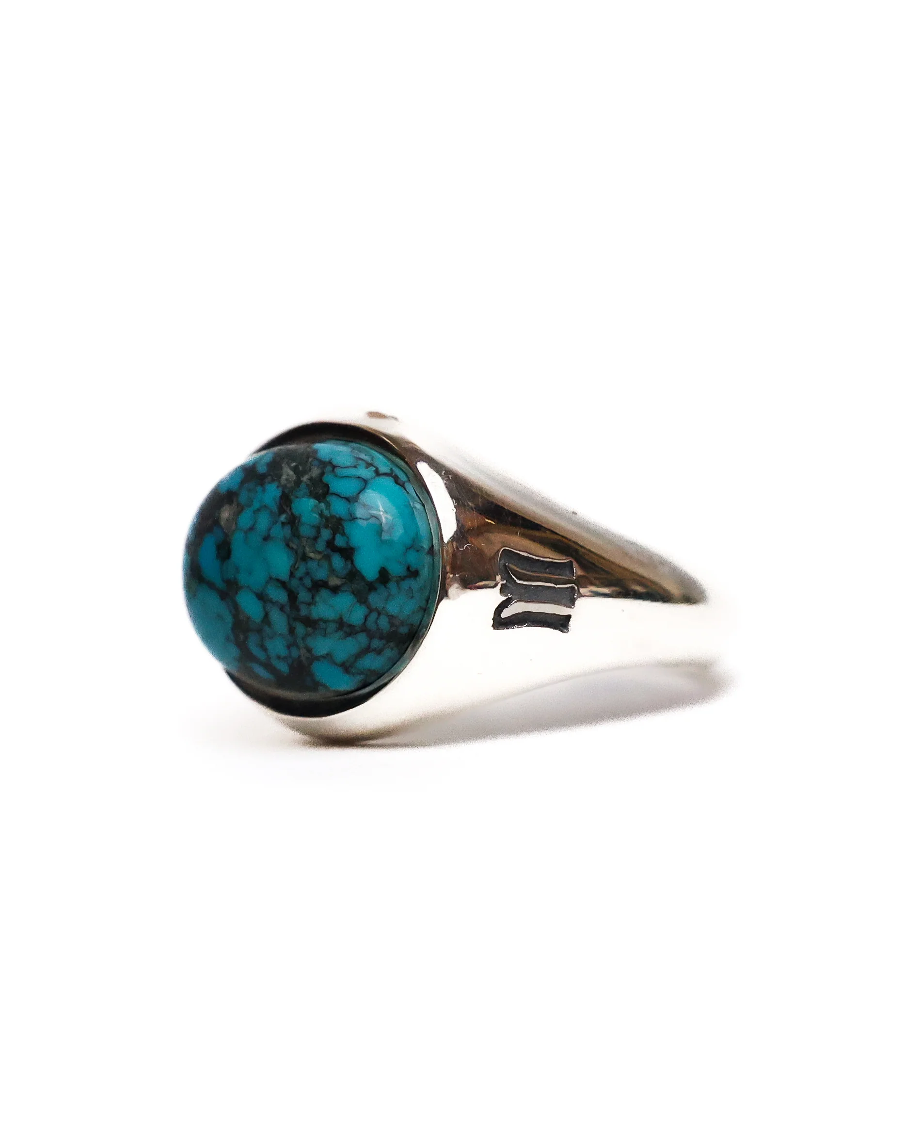 Tubby Ring (Silver 925/Turquoise) - Image 4